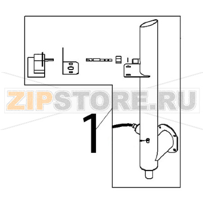 Gr. sfiato vapori and farfalla Angelo Po FX101G2 Gr. sfiato vapori and farfalla Angelo Po FX101G2Запчасть на деталировке под номером: 1