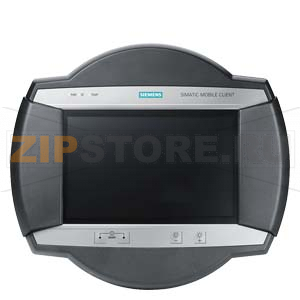 Мобильный клиент SIMATIC Mobile Client900RFN Runtime TIAP V13, с HMI-управлением, без обогрева, сенсорное управление, широкоформатный TFT-дисплей с диагональю 9 дюймов, разрешение 1280 X 768 пикселей, 16 млн цветов, яркость 800 кд, IP65 Siemens 6AV6645-7C 