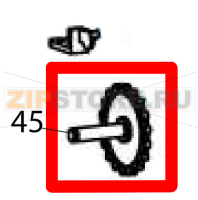 Ribbon rewind wheel Godex RT230 Ribbon rewind wheel Godex RT230Запчасть на деталировке под номером: 45Название запчасти Godex на английском языке: Ribbon rewind wheel RT230.