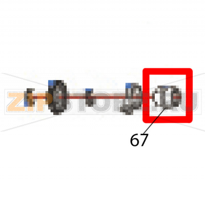 Platen bushing Godex RT730i Platen bushing Godex RT730iЗапчасть на деталировке под номером: 67Название запчасти Godex на английском языке: Platen bushing RT730i.