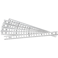 Линейка масштабная 2 м Brüder Mannesmann M 810-PVC-2