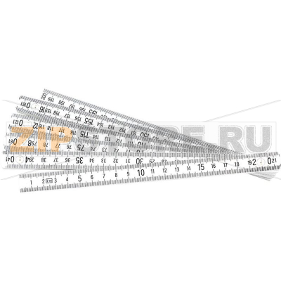 Линейка масштабная 2 м Brüder Mannesmann M 810-PVC-2 