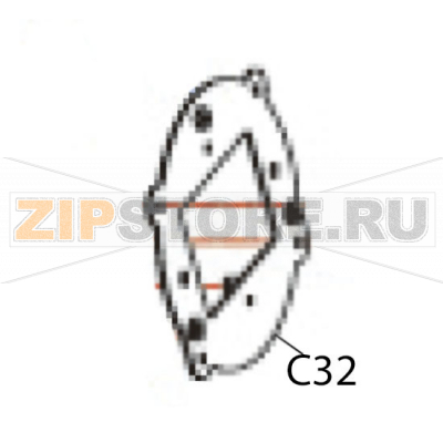 Rewinder module bracket Godex EZ-2300 plus Rewinder module bracket Godex EZ-2300 plusЗапчасть на деталировке под номером: C-32Название запчасти Godex на английском языке: Rewinder module bracket EZ-2300 plus.