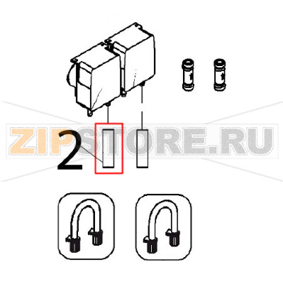 Tubo verde Angelo Po FX201G3 Tubo verde Angelo Po FX201G3Запчасть на деталировке под номером: 2