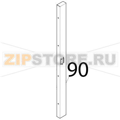 Profilo esterno sx porta Tecnoeka KF 1010 A UD Profilo esterno sx porta Tecnoeka KF 1010 A UDЗапчасть на деталировке под номером: 90