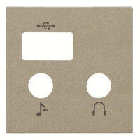 Накладка для медиа-комбайна, шампань ABB 2CLA226830N1901