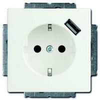 Розетка USB 16 А, 700 мА, белая ABB 6700.22