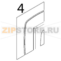 Door outside glass Angelo Po FM1221E1