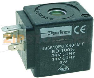 КАТУШКА PARKER XS 24VAC 50/60ГЦ 9ВТ 