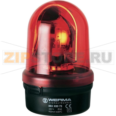 Лампа сигнальная 24 В, светодиодная, красная Werma 885.100.75 