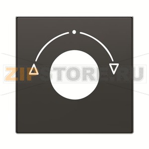 Накладка для выключателя с ключом, чёрный бархат ABB 2CLA855310A1501 