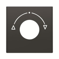 Накладка для выключателя с ключом, чёрный бархат ABB 2CLA855310A1501