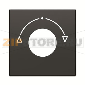 Накладка для выключателя с ключом, чёрный бархат ABB 2CLA855310A1501 