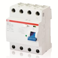 Выключатель дифференциального тока четырехполюсный, F204 B-63/0.5 ABB 2CSF204592R4630