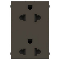 Механизм двойной розетки EU/US стандарта, антрацитовый ABB 1558.80