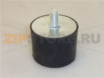 PIEDINO IN GOMMA ø 40x30 mm M8x14 mm 