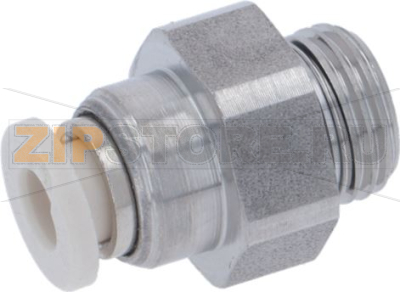 INOX QUICK CONN. STRAIGHT FIT.1/8M D.4 
