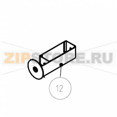 Scatola Porta Gettoni Imesa LM 23             Scatola Porta Gettoni Imesa LM 23Запчасть на сборочном чертеже под номером: 13Название запчасти на итальянском языке: Scatola Porta Gettoni Imesa LM 23