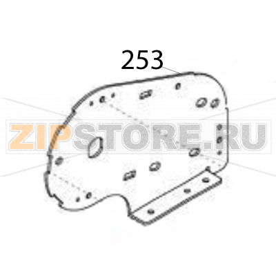 Ribbon frame (L) Sato SG112-ex Ribbon frame (L) Sato SG112-exЗапчасть на деталировке под номером: 253Название запчасти на английском языке: Ribbon frame (L) Sato SG112-ex.
