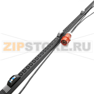 Блок розеток трехфазный 16 А, вертикальный, 36 розеток С13, 6 розеток С19 Hiden H3V-36A6B-16A-3Q-30Z 