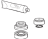Kit lager + Wasser dichtung von s.n. 03995 Scotsman AF 200  