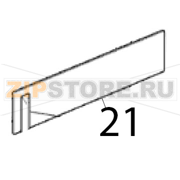 Front liner s.s. Scotsman AC 56 Front liner s.s. Scotsman AC 56Запчасть на деталировке под номером: 21