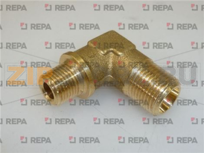 RACCORDO A GOMITO 1/8-M12x1 CON UGELLO 