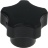KNOB BLACK ø 30 mm M6