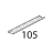 Traverso di sostegno Unox XVC 1005EP