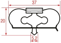 ВСТАВНОЙ УПЛОТНИТЕЛЬ 605X455 MM