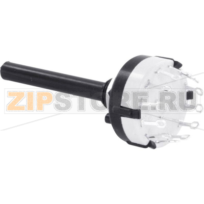 Переключатель поворотный 0.35 А, 12x30°, 12 позиций TRU Components TC-DS1X12L 