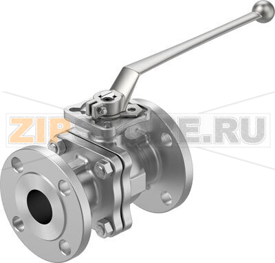 Кран шаровой Festo VZBF-11/2-P1-20-D-2-F0507-M-V15V15 