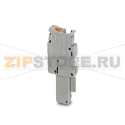 Штекер Phoenix Contact PP-H 2,5/1-L Тип подключения: Зажимы Push-in, Полюсов: 1, Сечение: 0,14 мм² - 4 мм², AWG: 26 - 12, Ширина: 5,2 мм, Высота: 39 мм, Цвет: cерый.Минимальный заказ: 50 шт.Упаковка: 50 шт.