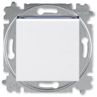Переключатель одноклавишный, белый ABB 2CHH590645A6062