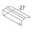 Cutter paper guide D Toshiba TEC B-SX4T-GS10/20-QQ-US