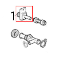 Raccordo in plastica entrata acqua Scotsman MF 46 AS