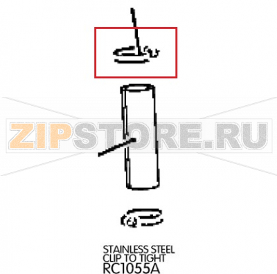 Stainless steel clip to tight Unox XV 893 Stainless steel clip to tight Unox XV 893Запчасть на деталировке под номером: 53Название запчасти на английском языке: Stainless steel clip to tight Unox XV 893