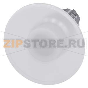 АКТУАТОР ГРИБОВИДНОЙ КНОПКИ С ВОЗМОЖНОСТЬЮ ПОДСВЕТКИ, 22MM, КРУГЛ., ГЛЯНЦЕВЫЙ МЕТАЛЛ, КНОПКА БЕЛАЯ, 60MM, БЕЗ ФИКСАЦИИ, С МАРКИРОВКОЙ ЛАЗЕРОМ, НИЖНИЙ РЕГИСТР Siemens 3SU1051-1CD60-0AA0-Z&amp;nbsp;Y12 