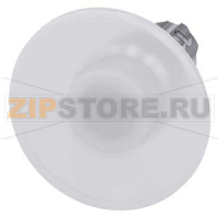 АКТУАТОР ГРИБОВИДНОЙ КНОПКИ С ВОЗМОЖНОСТЬЮ ПОДСВЕТКИ, 22MM, КРУГЛ., ГЛЯНЦЕВЫЙ МЕТАЛЛ, КНОПКА БЕЛАЯ, 60MM, БЕЗ ФИКСАЦИИ, С МАРКИРОВКОЙ ЛАЗЕРОМ, НИЖНИЙ РЕГИСТР Siemens 3SU1051-1CD60-0AA0-Z&nbsp;Y12
