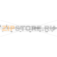 Датчик температуры, тип датчика: K, зонд: 130 мм, от -65 до 500°C Greisinger GOF 130 CU