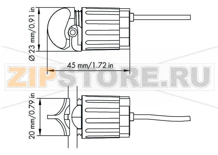 Power tap; without fuse; 2,5 mm (12 AWG) - 6 mm (10 AWG); N-conductor Wago 855-8002 Short description:These voltage taps (855 Series) easily and safely tap the measurement voltage.This allows a fuse-protected measurement voltage to be tapped from an insulated conductor with just one turn – no tools required.Features:Safely tap the measurement voltage with just one turnTool-free assemblySecure mountingVoltage taps (855-8001 and 855-8003) include a (5 x 25) mm 2 A fuseFor insulated conductors up to 16 mm? (6 AWG)Cable length: 3 m...