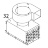 Cubierta bateria serpentin Fagor ECO-200