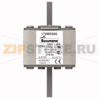 Предохранитель, 1000 A, AC 690 В, 200 кА, 2, 61x75x108 мм, aR, DIN, IEC Eaton FUSE 1000A 690V 2