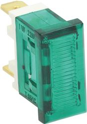 INDICATOR LIGHT GREEN 230V 