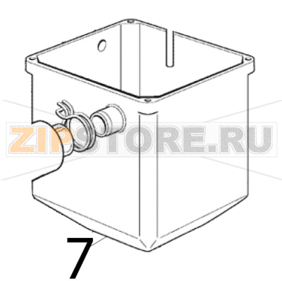 Wasserbecken Scotsman EC 126 AS Wasserbecken Scotsman EC 126 ASЗапчасть на деталировке под номером: 7