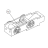 Прокладка механизма прижатия термоголовки Datamax A-6212 Mark II LH