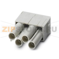 Модуль HEAVYCON для гнездовых контактных вставок Phoenix Contact HC-M-04-MOD-BUC