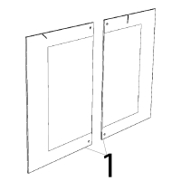 Vetro porta Unox XL 413