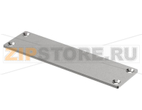 Крышка, 2 mm, алюминий, прозрачно анодированный Bopla F 1028 D