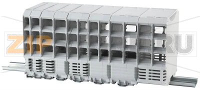 Корпус с тремя уровнями клемм, 17.5x99x114.5 мм, двухсторонний Bopla CNT 17/6-3 TB 